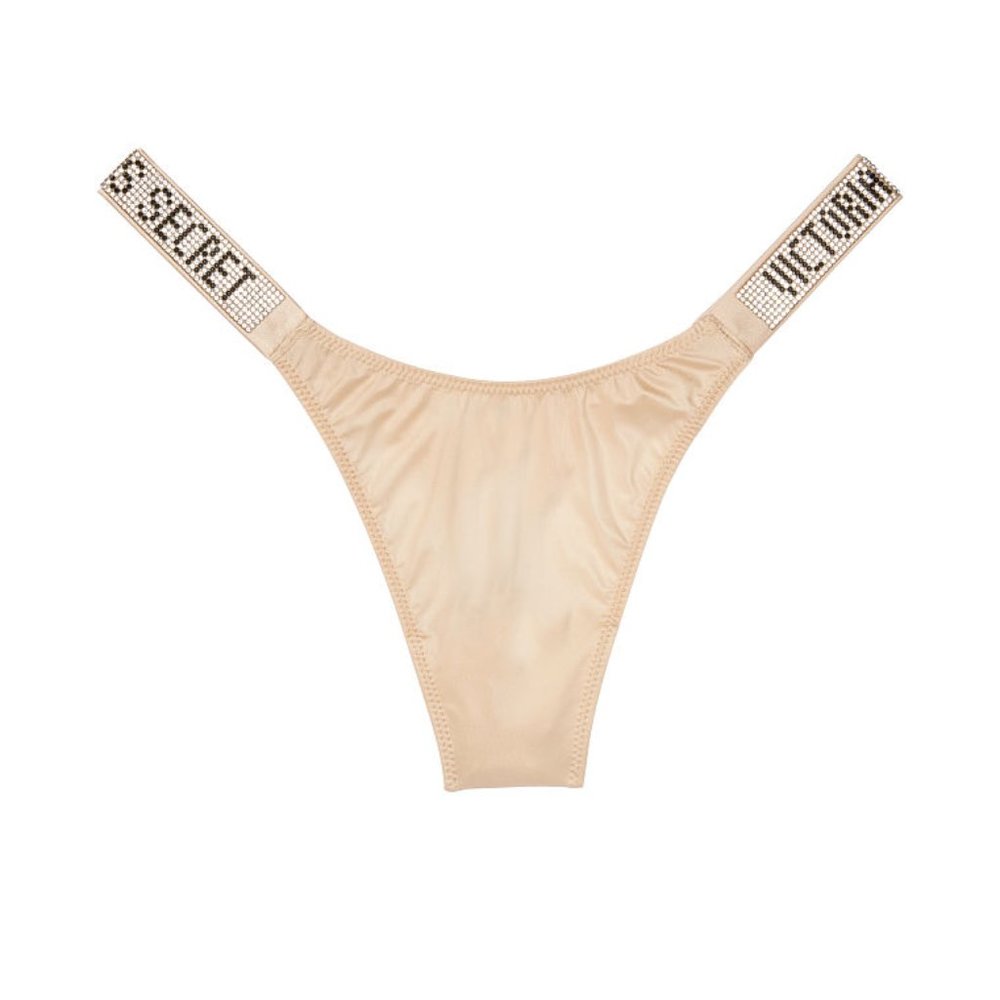 VS VERY SEXY Rhinestone Shine Strap Thong Panty - Picture 1 of 3